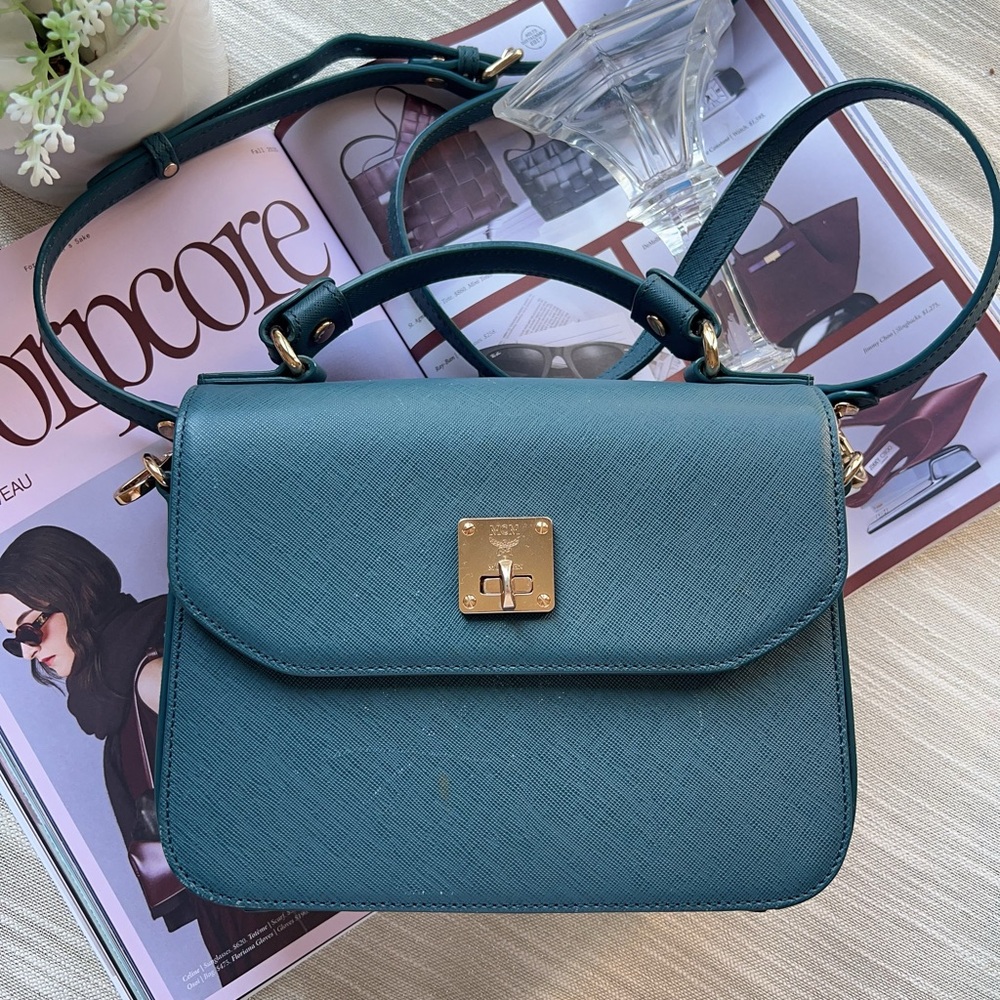 MCM Patricia Satchel Crossbody Bag